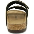 thumbnail image 6 of VENECORE Verano Women's Cork Footbed Sandals Summer Comfortable Cushioned Slide Flat Slip-on, Café Latte, US 6M, 6 of 7