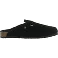 thumbnail image 2 of Women's White Mountain Bari Buckle Clog Black Suede/Faux Fur 8 M, 2 of 2