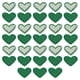 thumbnail image 1 of Parches termoadhesivos corazón Verde Bordado Unique Bargains paquete de 33, 1 of 6