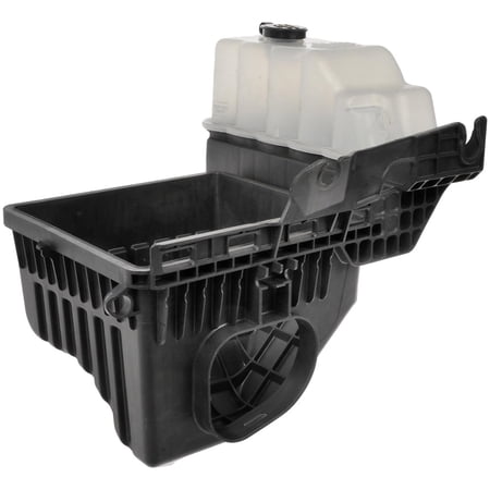 dorman 603-282 front engine coolant reservoir for specific ford / lincoln models  black and clear