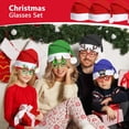 thumbnail image 3 of Christmas Decorations Clearance!! Christmas Decorations Glasses Set Holiday Adult Children Christmas Gift Hat Head Buckle Hoop Pat Ring, 3 of 4