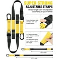 thumbnail image 4 of Home Resistance Training Kit, Resistance Trainer Fitness Straps for Full Body Workout, Bodyweight Resistance Bands with Handles, Door Anchor, Heavy Duty Exercise Bands for Home Gym Workout Equipment, 4 of 6