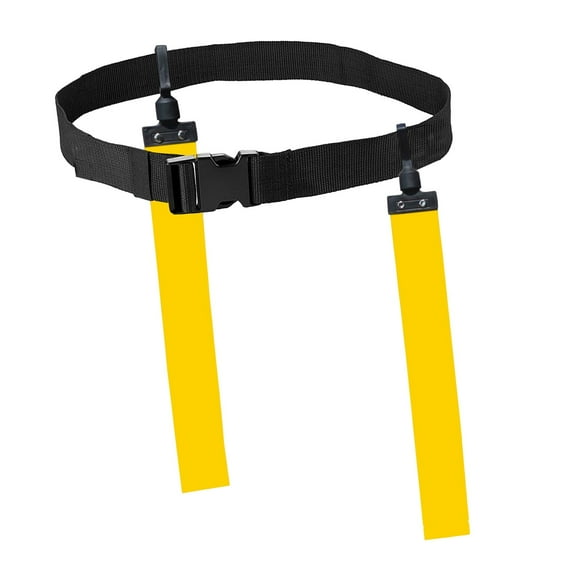Cinturón de cintura de fútbol Zulema cinturón de fútbol ajustable profesional amarillo