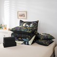 thumbnail image 4 of Erosebridal Ensembles de Literie Papillon Chic Taille Simple, Ensembles de Couette Florale Botanique avec Draps, Réversible 7 Pcs 7 Pcs, 4 of 5