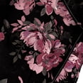 thumbnail image 6 of Fewfanhot Womens Spring Outfits Dressy Casual Tops Ruffle 3/4 Sleeve V Neck Floral Chiffon Blouses, 6 of 7