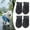 black, variant on GASTROPOD 4Pcs Dog Booties,Breathable and Adjustable Dog Booties and Paw Protectors,Lightweight Mesh Dog Booties and Paw Protectors,Black