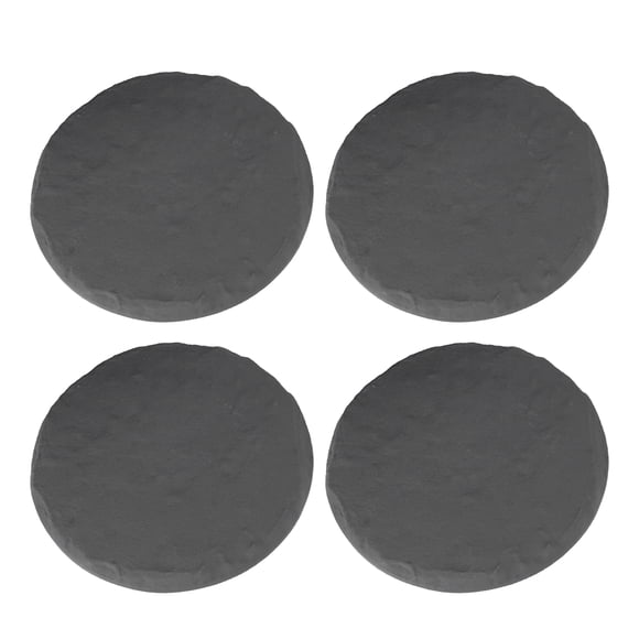 Round Step Stone, 39.9cm Diameter Stepping Stones with 6 Ground Stakes, Polypropylene Resin Material Stepping Stones Pavers for Outdoor Sidewalks, Garden Pathways, Lawns