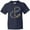 Navy, variant on Juneteenth-celebrating Freedom Breaking Chains Youth T-Shirt