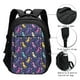 thumbnail image 3 of Fotbe Colorful Dinosaur Mochila con Estampado y Puerto USB para Hombre y Mujer, Mochila Antirrobo, Mochila de Viaje, Mochila Escolar, Mochila Universitaria, 3 of 7