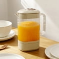 thumbnail image 6 of Ohmyroo Cold Water Kettle 77oz Striped Transparent Plastic Pitcher With Push Lid Household Refreshment Server, 6 of 6