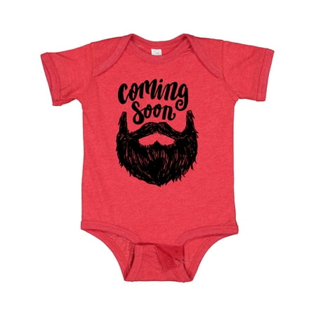 

Inktastic Beard Coming Soon Gift Baby Boy Bodysuit