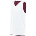 thumbnail image 7 of Augusta Tricot Mesh Reversible Jersey 2.0 161 Maroon/White 2Xl, 7 of 7