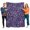 Green Purple Indigo, variant on Flannel Throw Blanket for Couch Sofa Bed, Watercolor Pastoral Flowers Soft Cozy Warm Fuzzy Blanket 40x50in
