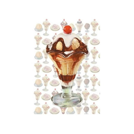 - Hot Fudge Sundae Print (Unframed Paper Print 20x30)