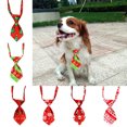 thumbnail image 2 of Cravate de Noël pour Animaux de Compagnie Réglable Mignonne Imprimé Dessin Animé Collier Cravate pour Animaux de Compagnie, 2 of 4