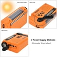 thumbnail image 5 of Radio set,Am Sw Hand Crank Portable Am Alarm Battery Sos Led 2000mah Crank With Led Radio Powered Hand Sw Radio Solar Am Sw Crank Led Radio Set Hand 2000mah Papapi Huiop Dsfen, 5 of 6