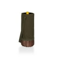 thumbnail image 4 of Malbec Insulated Canvas and Willow Wine Bottle Basket, (Khaki Green with Brown Accents), 4 of 6