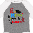thumbnail image 4 of Inktastic Lil Mister Pre-K Grad with Arrows Boys Long Sleeve Baby Bodysuit, 4 of 5