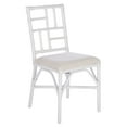 thumbnail image 3 of SAFAVIEH Christine Glam Accent Chair w/Cushion, White, Set of 2, 3 of 11