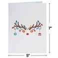 thumbnail image 2 of Paper Love Christmas Card - Ornament Reindeer Pop Up Card, 2 of 6