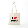 thumbnail image 5 of CafePress - I Love Paris Tote Bag - Unisex Canvas Tote Bag, Beige, 1-Piece, 5 of 6
