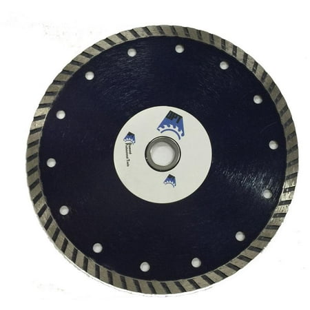 Premium Plus Diamond Blade - DPT 7 Inch Diamond Saw Blade Wet/ Dry Turbo for Cutting Tile, Ceramic, Concret, Bricks, Stone, and Masonry Materials, Super Plus Quality
