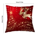 thumbnail image 4 of Xuniizn Christmas Pillow Covers 18x18" - Holiday Decorative Throw Pillow Cases for Couch, Sofa, Bed Seasonal Christmas Decorations for Home, 4 of 4