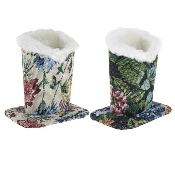 2pcs Plush Lined Glasses Desk Holder Eyeglasses Sunglasses Spectacles Stand