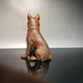 thumbnail image 4 of Wood Carving Foo Dog Statue Lovely Home Decor Ornaments Chesapeake Bay Retriever decorative sculpture home decor, 4 of 5