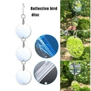 Reflective Bird Scare Disks Glittery Garden Mirror Pendant Round Double-Sided Bird Reflectors Home Decor for Outdoor New