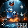 thumbnail image 6 of Homellea USB Halloween Projector Light with 3 Slides, 360 Degree Flexible Gooseneck, for Car Interior and Bedroom, Wall and Ceiling Projection, Halloween Party Decoration, Holiday Decor, 6 of 7