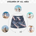 thumbnail image 6 of FORMRS Boys Swim Trunks Quick Dry Mesh Liner Boardshorts Sizes XS-XL, Black Stripes, 6 of 7