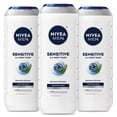 thumbnail image 1 of Nivea Sensitive 3-In-1 Body Wash, for Men, 16.9 oz, 1 of 12