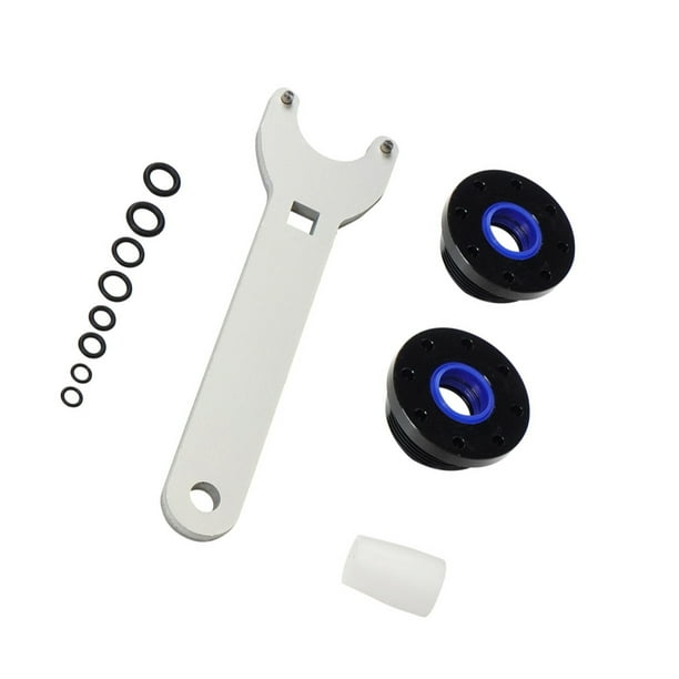 Kit de sello de cilindro de dirección hidráulica Riwesomey de Metal con llave de pasador