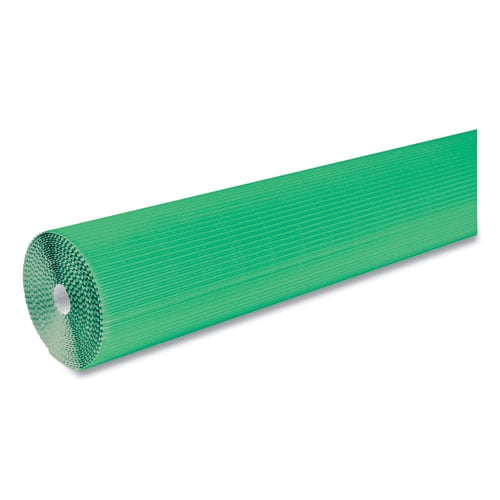 Corobuff Corrugated Paper Roll, 48" X 25 Ft, Emerald Green | Bundle of 2