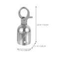 thumbnail image 3 of 6pcs Rope End Hooks Rope Fastener Carpet Rope Hooks Crowd Controlling Stanchions Post Hooks, 3 of 8
