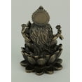 thumbnail image 3 of Veronese Design Bronze Finish Lakshmi Hindu Goddess On Lotus Figurine Statue, 3 of 3