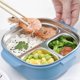 thumbnail image 2 of Stainless Steel Insulated Lunch Box, Healthy Food Storage Container for Students, School, Office, Meal Blog, 2 of 5