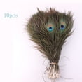 thumbnail image 2 of Fleurs Plumes de Queue pour Artisanat Lots Réels 1012 Pouces DIY Maison Plateforme Concurrents Ignorant Couleur et Taille 10 Pcs, 2 of 8