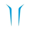 thumbnail image 1 of Amdohai 2 PCS Car Hood Decal Sticker Auto Vinyl Film Long Stripe Decals DIY Sport Styling Stickers, 1 of 6