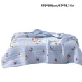 thumbnail image 3 of Summer Bedding, Pure Cotton Fabric, Cool-feel Lightweight Comforter, Washable Thin Quilt For Multi-scene Use, 3 of 9