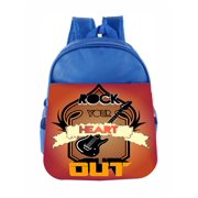 Music Rock Quote Kids Backpack Toddler