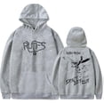 thumbnail image 1 of Kenny Mason Ruffs Merch Hoodie Pockets Drawstring Unisex Hooded Sweatshirt Fashion Clothing,Gray,3XL, 1 of 2