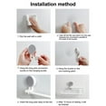 thumbnail image 4 of Moyic Soporte para toallas de papel, armario de pared, organizador giratorio de 360 ​​°, impermeable, ahorro de espacio, toallero extraíble para Juegos de accesorios de baño Moyic HA064289-00, 4 of 6