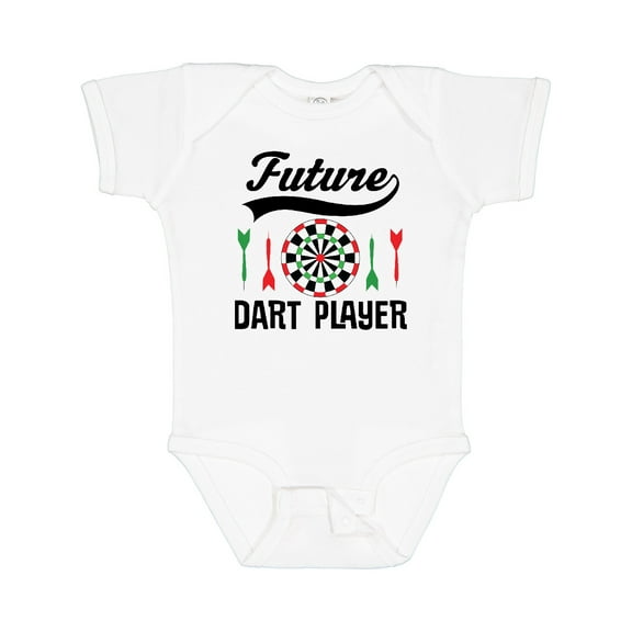 Inktastic Future Dart Player Game Boys or Girls Baby Bodysuit