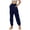 Navy, variant on Lixiuxyad Women Flowy Pants Casual Pants Drawstring Design Utility Joggers Pocket Trousers Comfortable Long Length Bottoms For Everyday Wear Beige