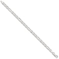 thumbnail image 2 of Sterling Silver Bracelet Chain Styles Anchor Men's 5.5 mm 7 in Figaro, 2 of 2