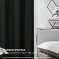 thumbnail image 3 of Deconovo Blackout Curtains Full Light Blocking Grommet Window Curtains,42x72 inch,Black,2 Panels, 3 of 6