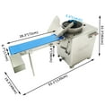 thumbnail image 2 of Dough Rounder Vertical Screw Commercial Electric Dough Rounder with Conveyor Belt AC110V Single-phase 20g-300g, 2 of 13