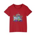 thumbnail image 1 of RXIRUCGD 2025 Vêtements d'Été pour Enfants T-shirt Imprimé Mode Mignon Col Rond Manches Courtes, 1 of 5